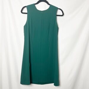 Amanda Uprichard Harlow Emerald Green Sleeveless Dress Size Small
